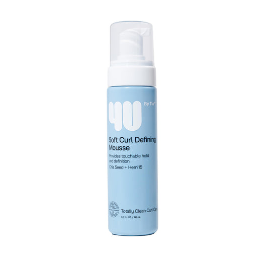 4U by Tia Soft Curl Defining Mousse - 3A-4C Hair Foam Formulated with Chia Seed and Hemi15 to deliver soft, frizz-free, volumized curls with all-day Beauty & Personal Care 4U by Tia