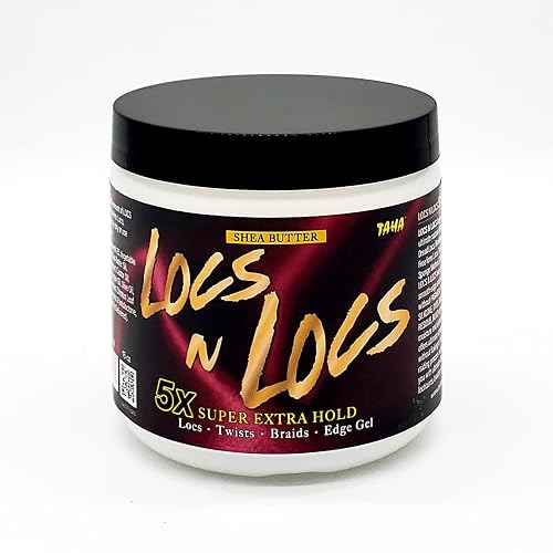 Taha Locs & Locs Gel - 5X Super Extra Hold, Natural & Non-Damaging for Locs, Braids, Twists - 16 Oz (Original(Shea Butter), 1 Pound(Pack of 1)) Beauty & Personal Care Taha