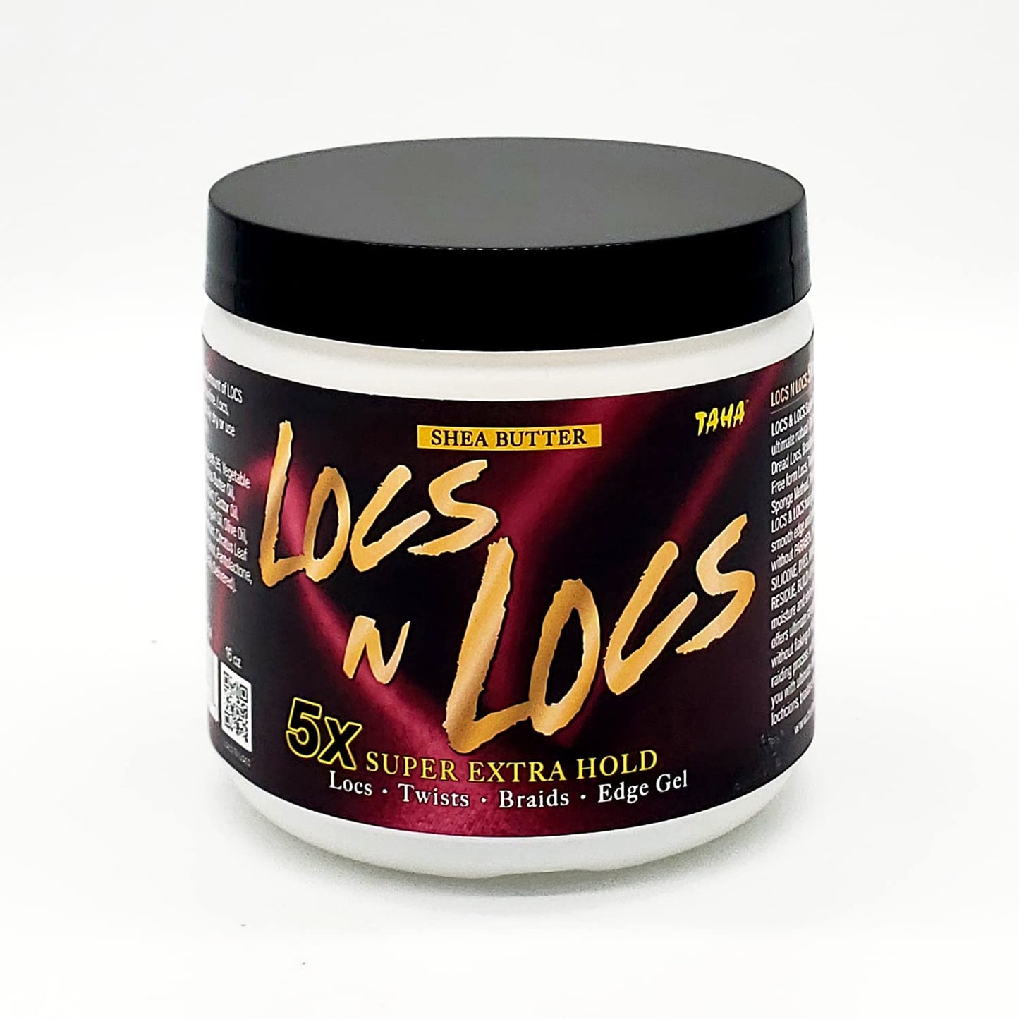 Taha Locs & Locs Gel - 5X Super Extra Hold, Natural & Non-Damaging for Locs, Braids, Twists - 16 Oz (Original(Shea Butter), 1 Pound(Pack of 1)) Beauty & Personal Care Taha