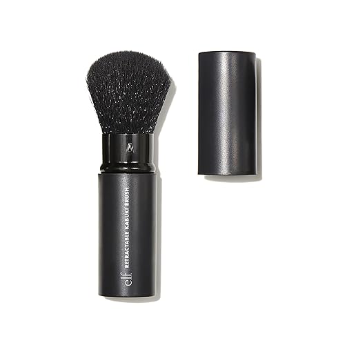 e.l.f. Retractable Kabuki Brush, Synthetic Haired Brush For Precise & Controlled Makeup Application, Vegan Beauty & Personal Care e.l.f.