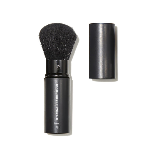 e.l.f. Retractable Kabuki Brush, Synthetic Haired Brush For Precise & Controlled Makeup Application, Vegan Beauty & Personal Care e.l.f.