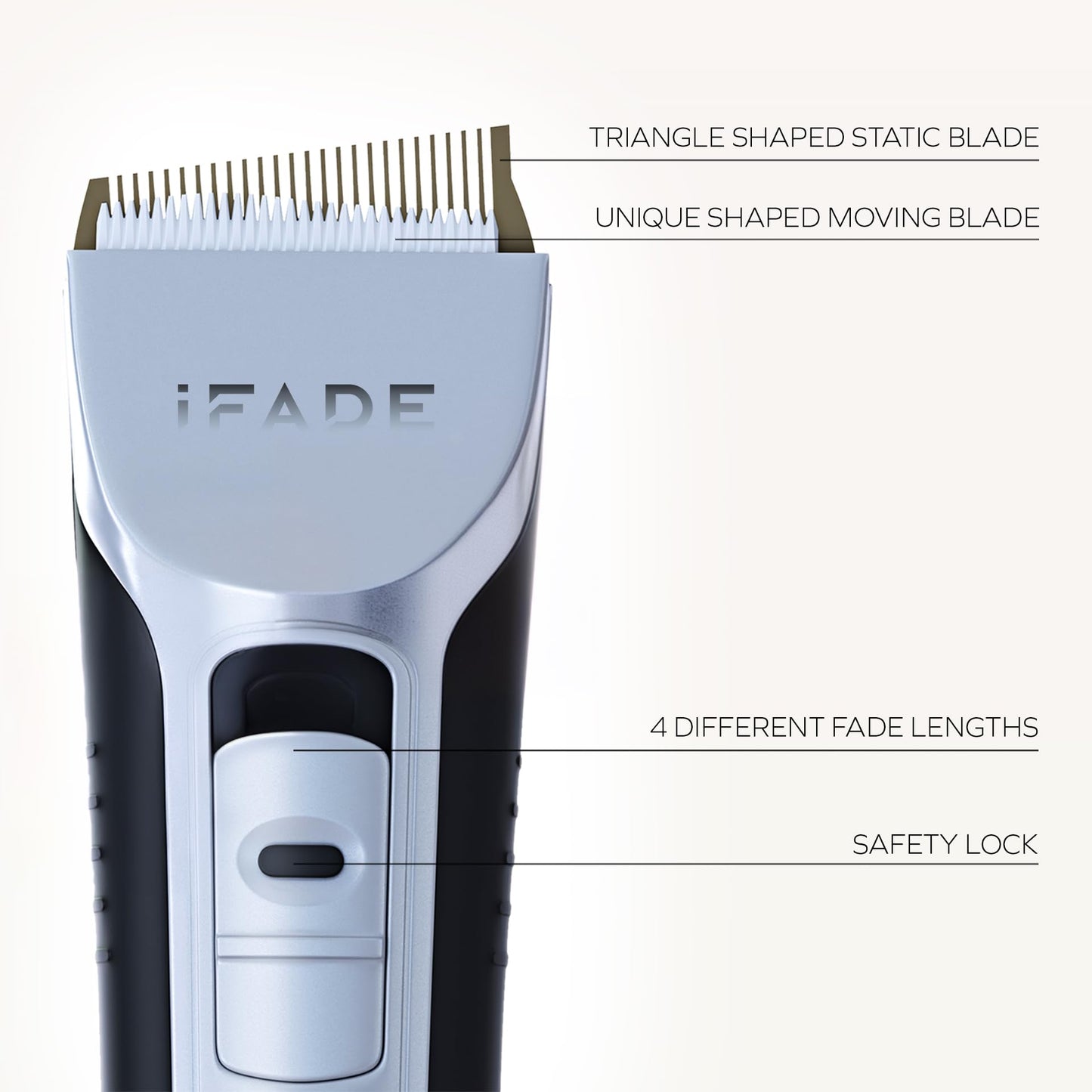 IFADE 2.0 - Professional Instant Fading Clipper with Fading Blades - Fades in Seconds - 3 Hours of Battery, 7000 RPM - Men's Hair Clipper, Black Beauty and Personal Care IFADE