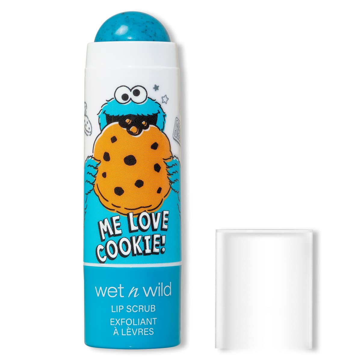 wet n wild Sesame Street Collection Lip Scrub - Vitamin E Enriched, Vegan & Cruelty Free - Me Love Cookie Beauty & Personal Care wet n wild