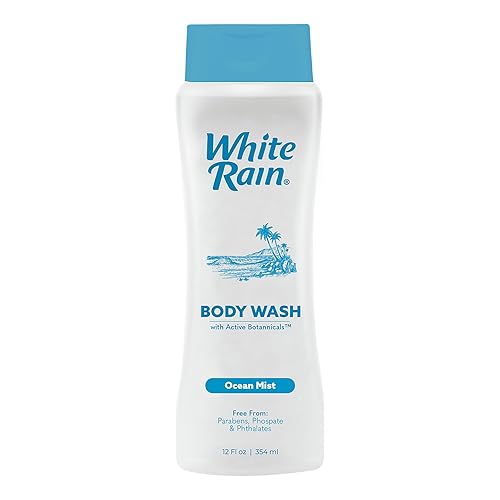 White Rain Ocean Mist Body Wash for Men & Women, 12 fl oz - Moisturizing Shower Gel Body Wash for Women & Men - Paraben-Free, Gentle Cleansing Beauty & Personal Care White Rain