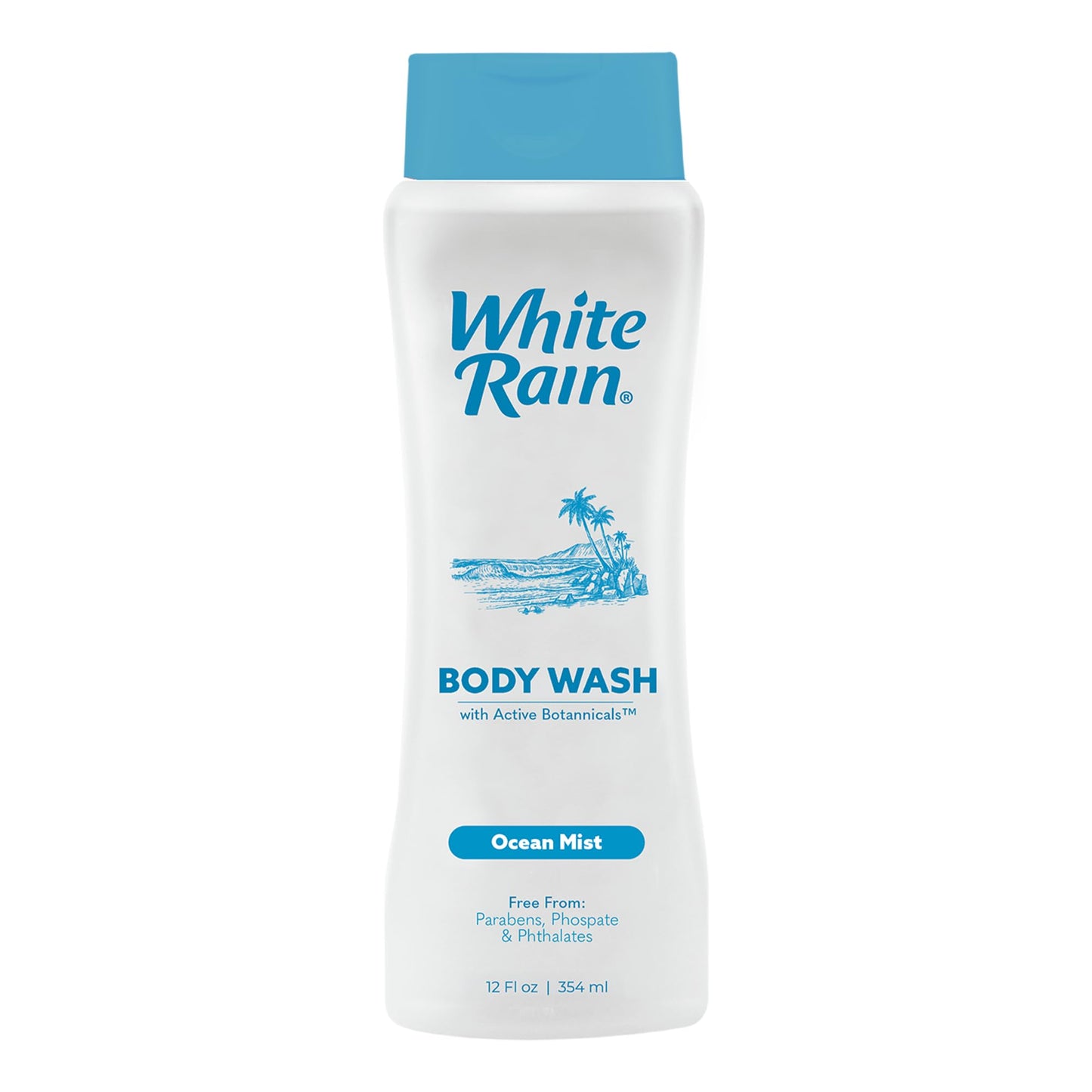 White Rain Ocean Mist Body Wash for Men & Women, 12 fl oz - Moisturizing Shower Gel Body Wash for Women & Men - Paraben-Free, Gentle Cleansing Beauty & Personal Care White Rain