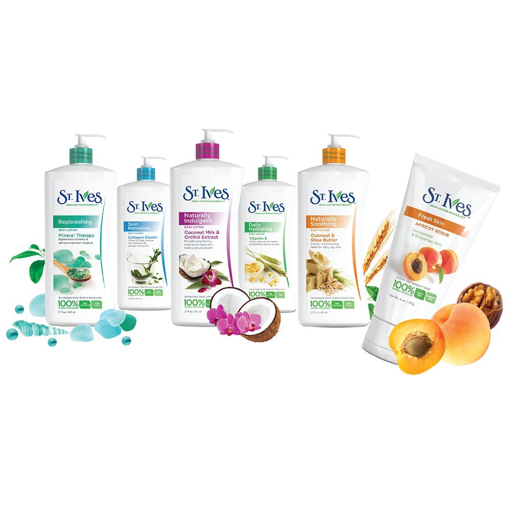 St. Ives Nourish & Soothe, Oatmeal & Shea Butter Body Lotion 21 Fl Oz Beauty & Personal Care St. Ives