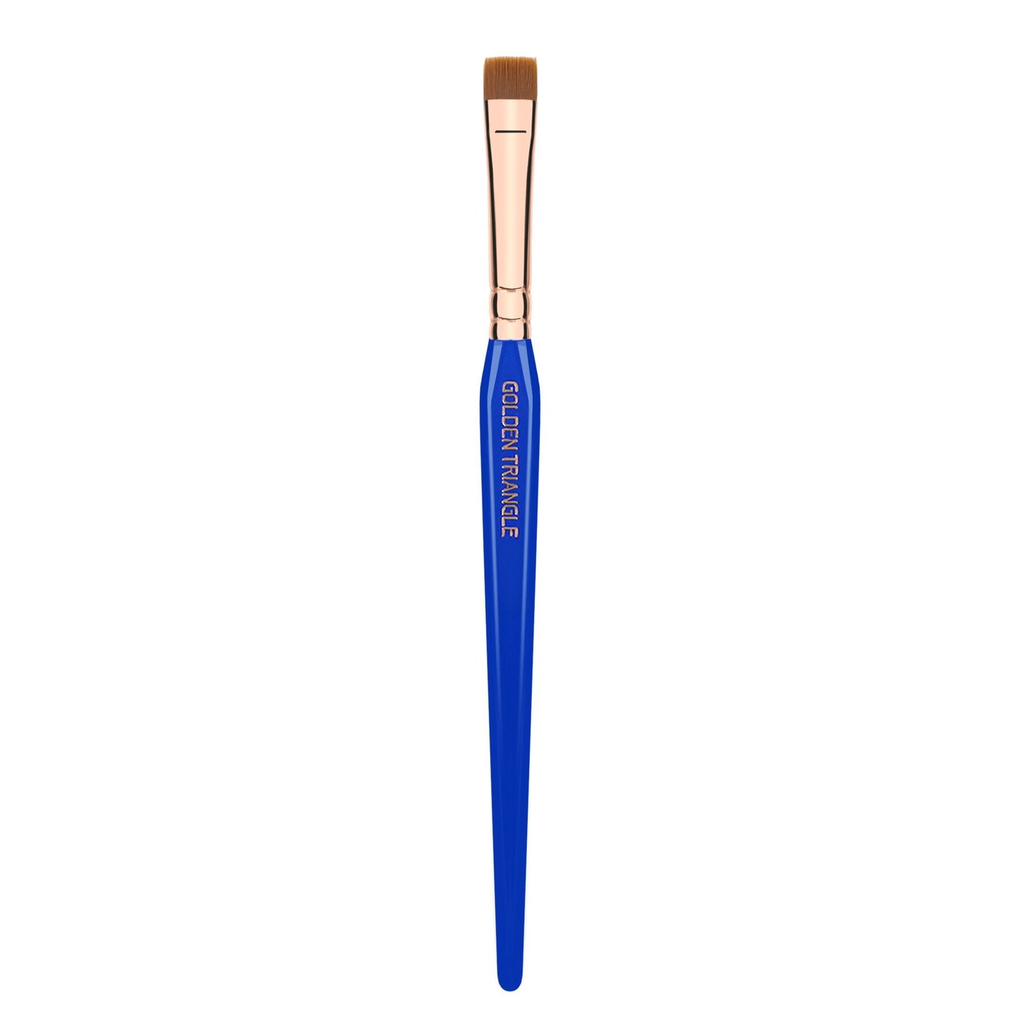 Bdellium Tools Professional Makeup Brush - Golden Triangle 714 Flat Eye Definer - With All Vegan and Soft Synthetic Fibers, For Smooth Application Beauty & Personal Care BDELLIUM TOOLS