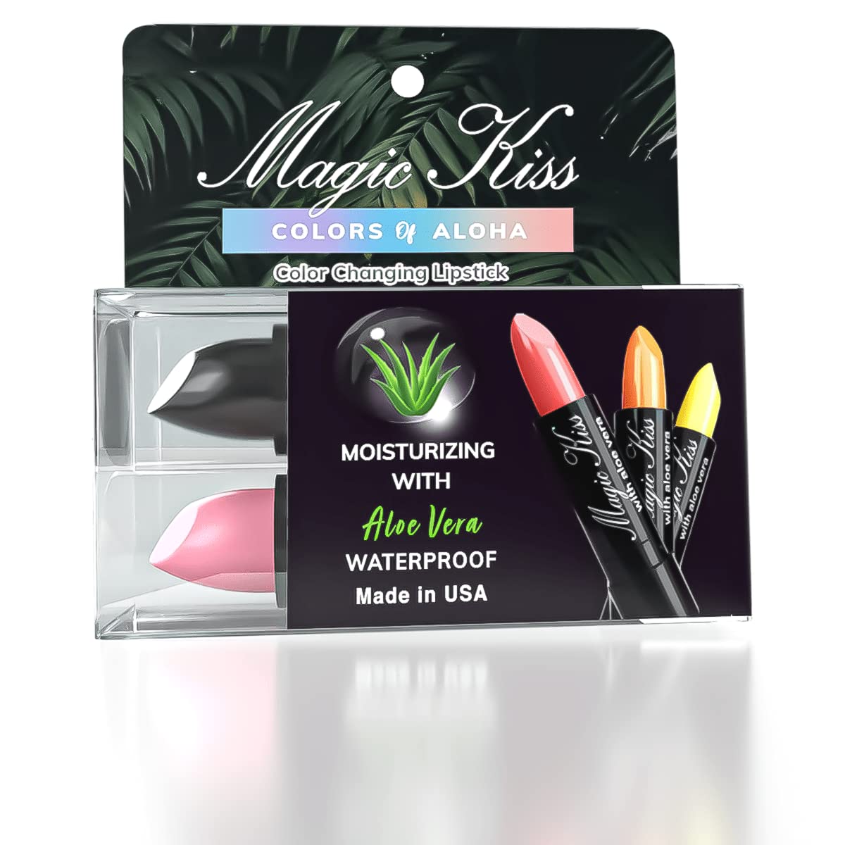 Magic Kiss Color Changing Matte Lipstick set, Long Lasting Nutritious Lips Moisturizer Magic Temperature Color Change Lip Balm with Aloe Vera PH Beauty & Personal Care Magic Kiss