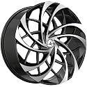 Azara AZA-540 22x8.5 5x112 5x114.3 +38 Cb 74.1 Gloss Black & Machined Beauty & Personal Care Azara