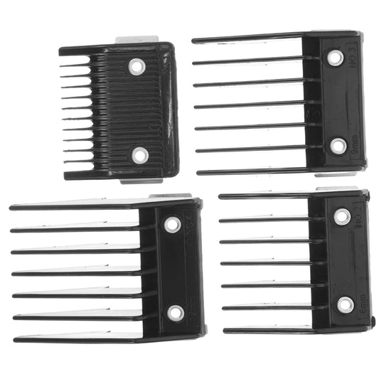PartyKindom 4pcs Professional Hair Clipper Guards Clipper Guards Set Cutting Combs for Men Grooming Trimmer Guides Beauty and Personal Care PartyKindom