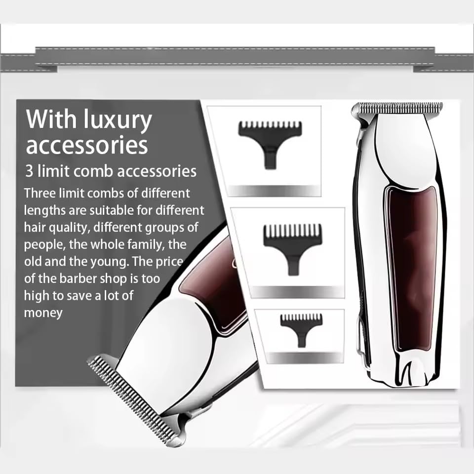 Hair Clippers for Men Professional Brushless Motor Trimmers Set with Long Battery Life Rechargeable Electric Cutting Kit for at-Home Use Beauty and Personal Care QDKVTNDJZ