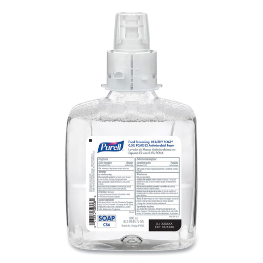 HEALTHY SOAP 0.5% PCMX E2 Antimicrobial Foam Refill for CS6 Dispensers Fragrance-Free 1200 mL 2/Carton Beauty & Personal Care Purell