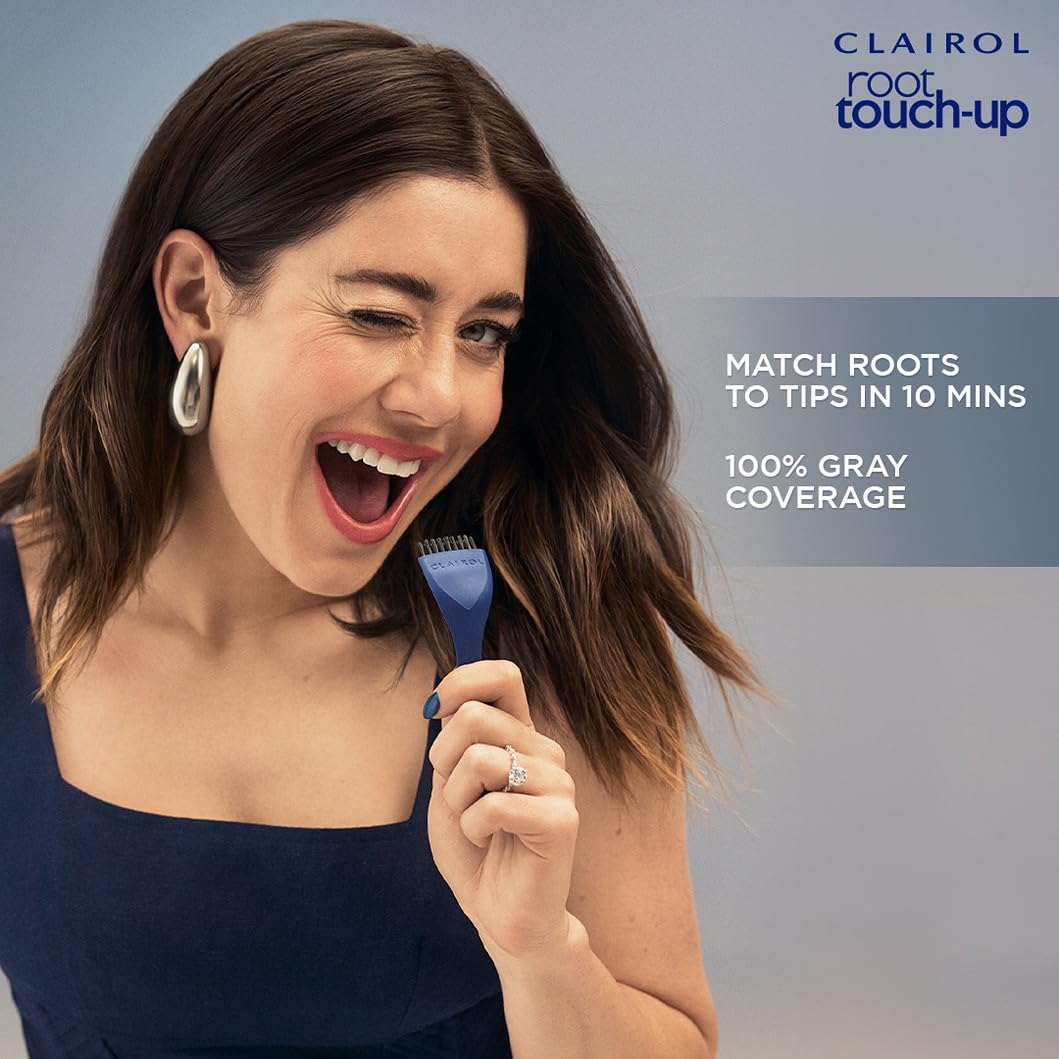 Clairol Root Touch-Up by Nice'n Easy Permanent Hair Dye, 4R Dark Auburn/Reddish Brown Hair Color | 100% Gray Coverage | Easy Brush Application | Beauty & Personal Care Clairol