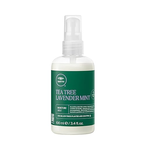 Tea Tree Lavender Mint Moisture Milk, Leave-In Conditioner, For Coarse, Curly + Dry Hair, 3.4 fl. oz. Beauty & Personal Care Tea Tree