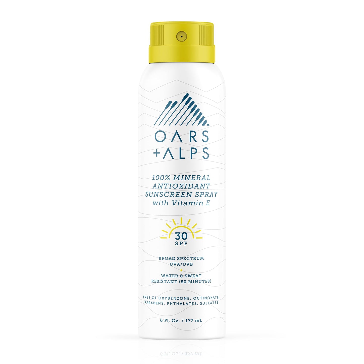 Oars + Alps Sunscreen Spray for Face & Body, SPF 30 Spray Sunscreen Infused with Vitamin E & Antioxidants, No White Residue, Water & Sweat Resistant Beauty & Personal Care Oars + Alps