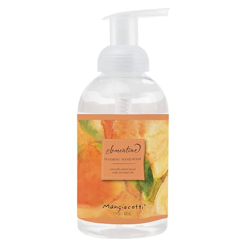 Mangiacotti Foaming Hand Soap Made in the USA|Naturally Scented Plant-Based Hand-Wash with Moisturizing Essential Oils in Pump Dispenser, 17 Ounces Beauty & Personal Care Mangiacotti