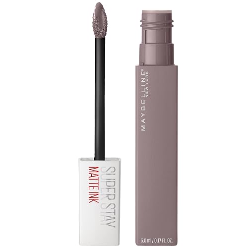 Maybelline Super Stay Matte Ink Liquid Lipstick Makeup, Long Lasting High Impact Color, Up to 16H Wear, Huntress, Muted Grey, 1 Count, Packaging May Beauty & Personal Care MAYBELLINE