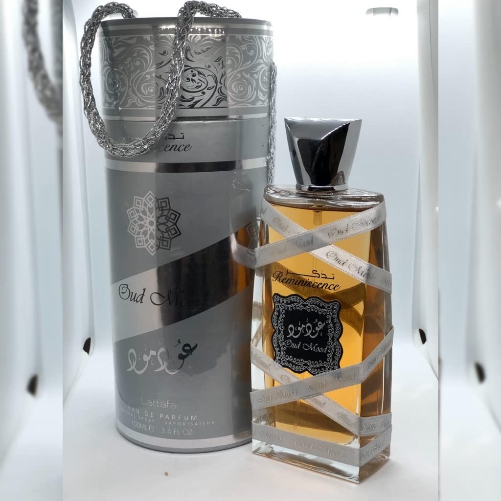 Lattafa Oud Mood Reminiscence for Unisex Eau de Parfum Spray, 3.4 Ounce Beauty & Personal Care Lattafa