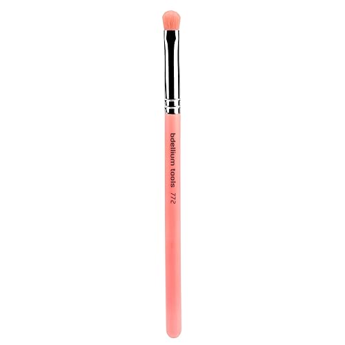 Bdellium Tools Professional Makeup Brush - Pink Bambu Series 772 Small Shader - With Soft Synthetic Fibers, For Precise & Quick Shading (Pink, 1pc) Beauty & Personal Care BDELLIUM TOOLS