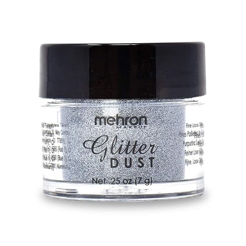 Mehron Makeup Paradise Glitter FX | Professional Cosmetic for Makeup & Art | Vibrant & Shimmering Loose Glitter .25 oz (7 g) (Gunmetal) Beauty & Personal Care Mehron