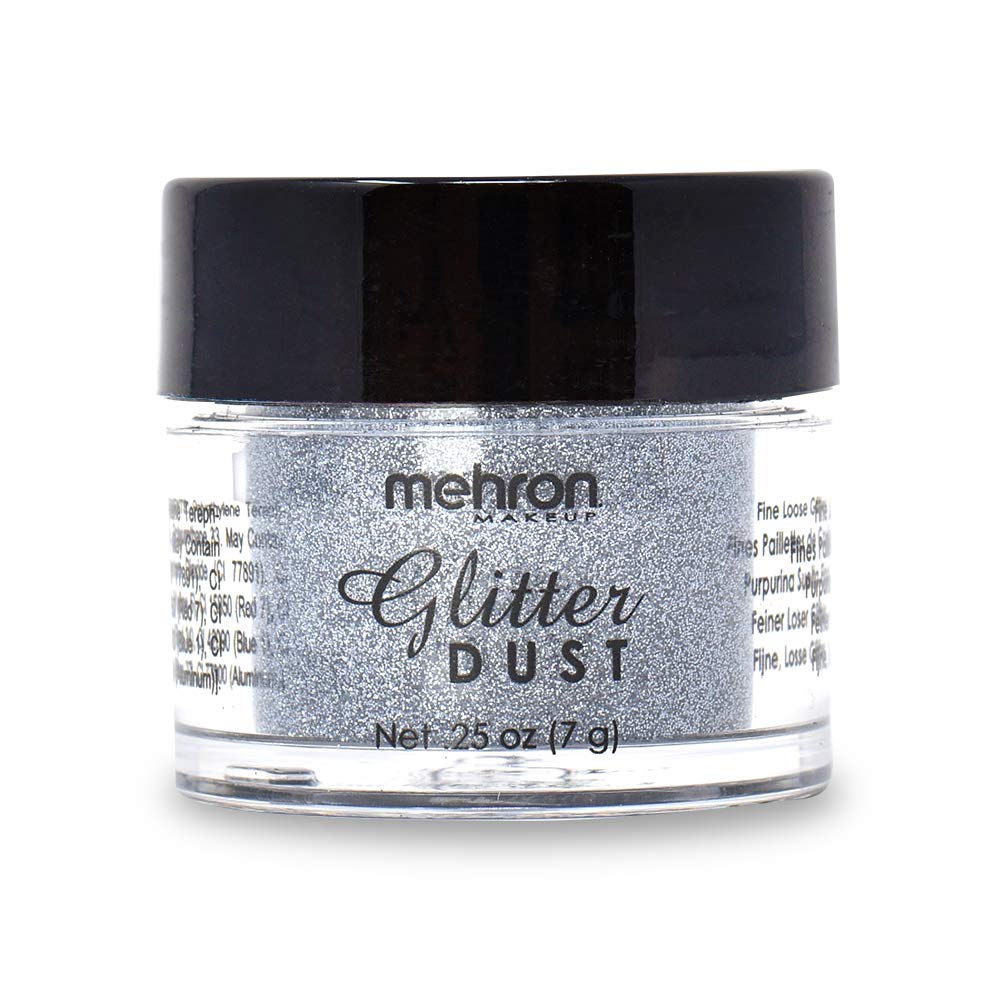 Mehron Makeup Paradise Glitter FX | Professional Cosmetic for Makeup & Art | Vibrant & Shimmering Loose Glitter .25 oz (7 g) (Gunmetal) Beauty & Personal Care Mehron