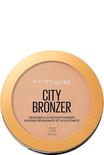 Maybelline New York City Bronzer Powder Makeup, Bronzer and Contour Powder, 200, 0.32 oz. Beauty & Personal Care MAYBELLINE
