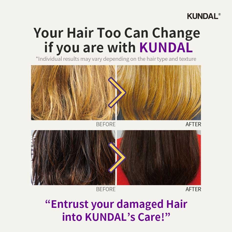 Kundal Pure Natural System, Macadamia Ultra Hair Serum, Baby Powder Scent, Only 7 Second, 100ml / 3.5 Fl Oz × 2P Set Beauty & Personal Care KUNDAL
