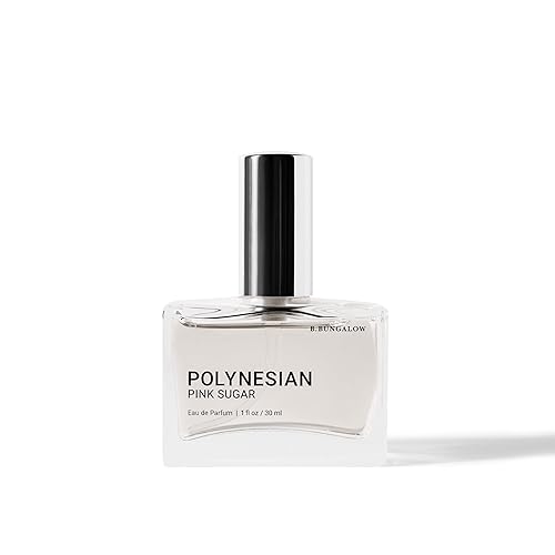 The Beachwaver Co. B. Bungalow Polynesian Pink Sugar Fragrance - Full Size (1 Fl Oz) | Notes of Caribbean Coconut, Fresh Mandarin Orange & Hawaiian Beauty & Personal Care The Beachwaver Co.