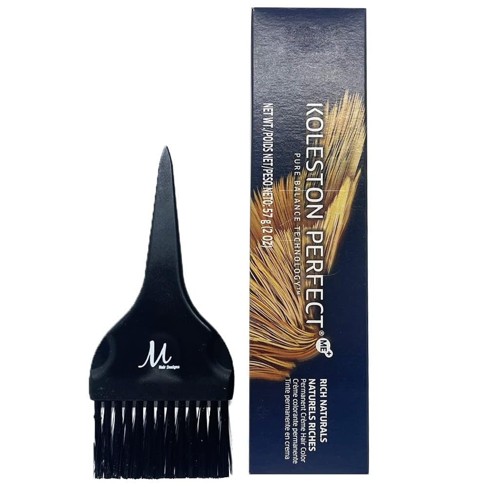 Koleston Perfect Koleston Perfect ME+ Permanent Hair Color 2 Ounce and M Hair Designs Tint Brush (Bundle) (KP: 6/0-) Beauty & Personal Care M Hair Designs