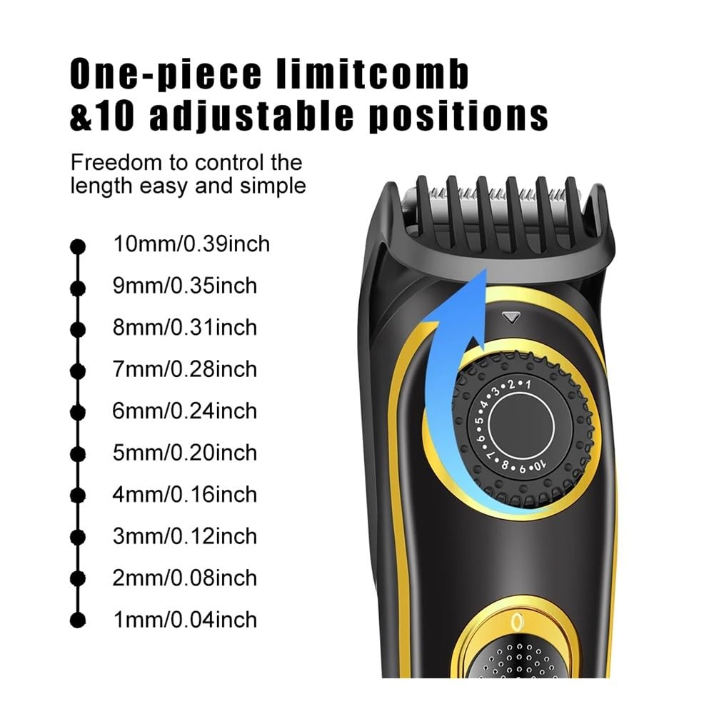 EWKYLSEM Razors Hair Cutting Machine,Professional Barber Machines 2set,USB Charging,knob Adjustment Easy to use,Help You Design Gift Choices(Blue 2 Beauty and Personal Care EWKYLSEM