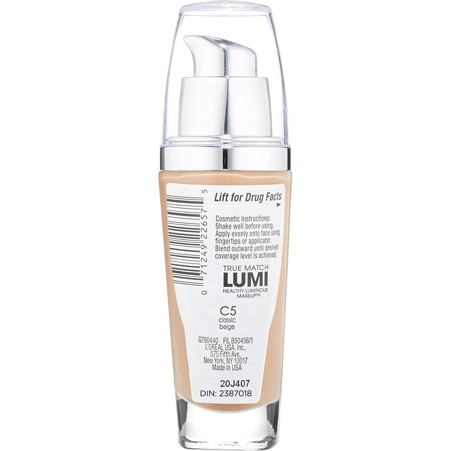 L'Oréal Paris True Match Lumi Healthy Luminous Makeup, C5 Classic Beige, 1 fl. oz. Beauty & Personal Care L'Oreal Paris