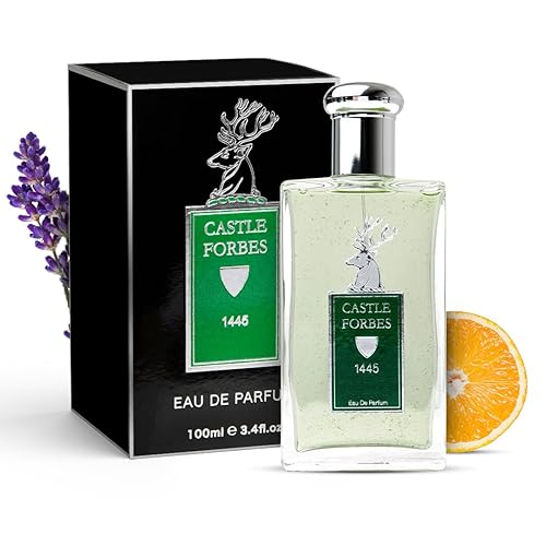 Castle Forbes 1445 Fragrance for Men, 100ml | Light & Timeless Cologne Scent w/Essential Oils | Distinctly British, Paraben-Free, Cruelty-Free Beauty & Personal Care Castle Forbes