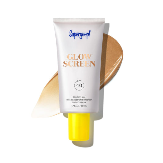 Supergoop! Glowscreen SPF 40, Golden Hour (Bronze Glow) - 1.7 fl oz - Glowy Primer + Broad Spectrum Tinted Sunscreen - Helps Filter Blue Light Beauty & Personal Care Supergoop!