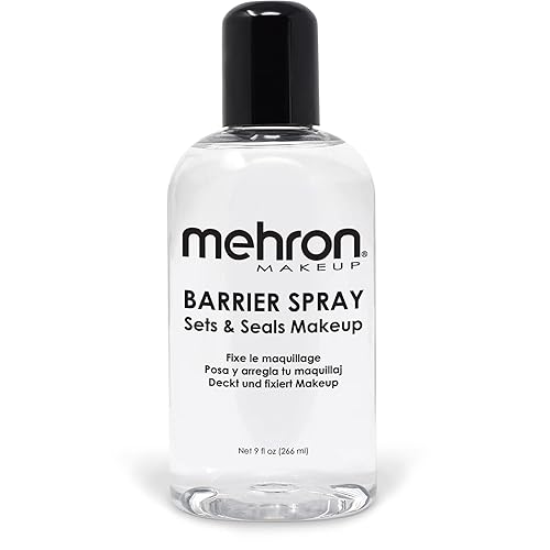 Mehron Makeup Barrier Spray | Setting Spray for Makeup | Make up Setting Spray for Face 9 fl oz (266 ml) Beauty & Personal Care Mehron