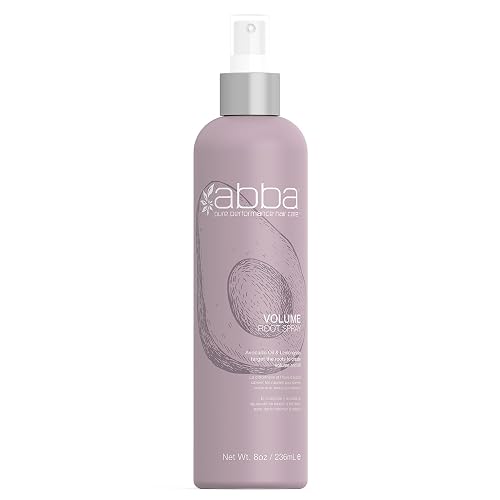 ABBA - Pure Volume Root Spray - Volumizing & Lifting for Fine Hair - Avocado Oil & Lemongrass, 8 fl oz Beauty & Personal Care ABBA