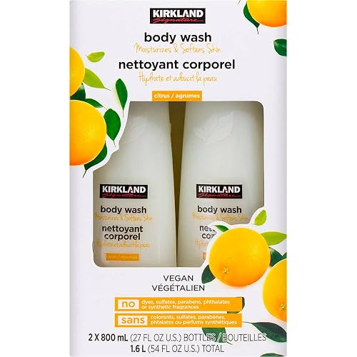 Kirkland Signature Liquid Body Wash, Natural Citrus, 27 fl oz, 2-count Beauty & Personal Care Kirkland