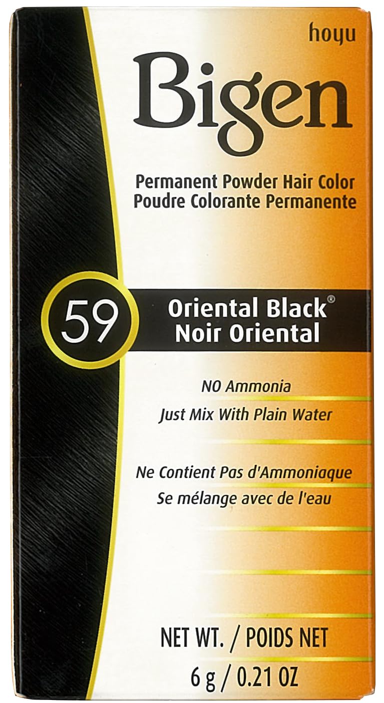 Bigen Permanent Powder Hair Color 59 Oriental Black 1 ea (Pack of 10) Beauty & Personal Care Bigen