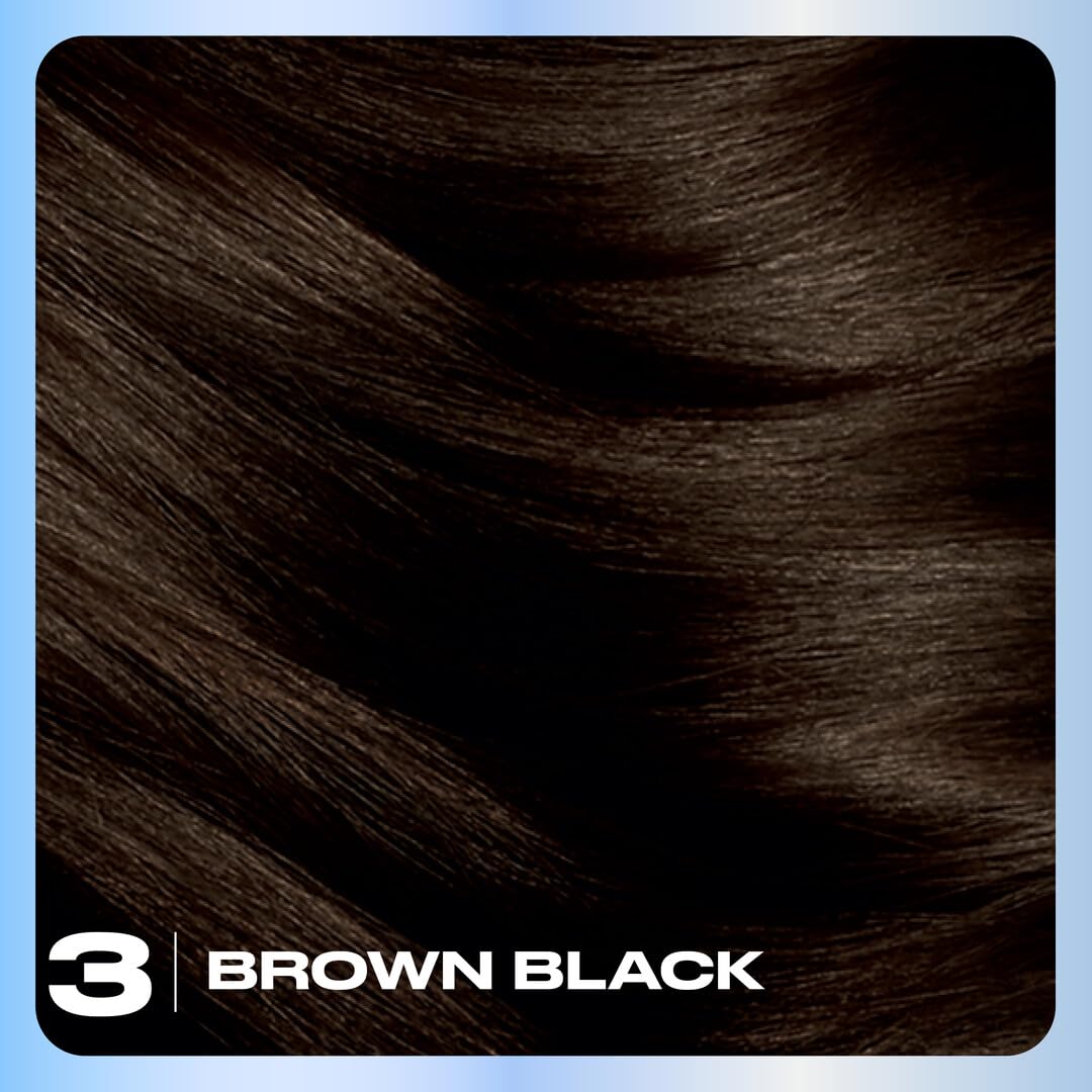 Clairol Nice'n Easy Permanent Hair Dye, 3 Brown Black | 100% Gray Coverage | Long?Lasting, Natural?Looking Color & Shine | Pack of 1 Beauty & Personal Care Clairol