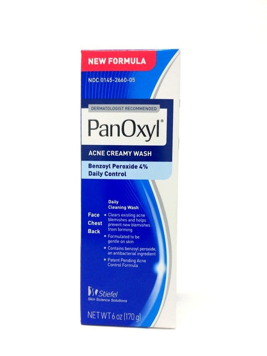 Panoxyl 4 Acne Creamy Wash, 6-Ounce Beauty & Personal Care PanOxyl