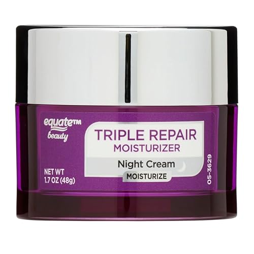 Equate Beauty Triple Repair Moisturizer Night Cream, All Skin Types, 1.7 oz Beauty & Personal Care Equate