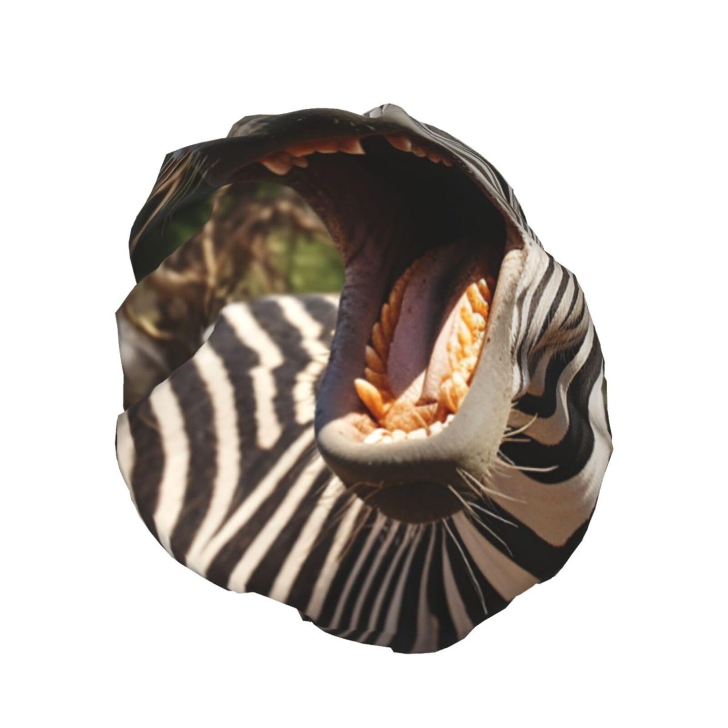 Funny Zebra Shower Cap For Women Reusable Double Layers Bathing Bath Cap Hair Caps Waterproof Elastic Band Ladies Spa Salon Shower Hat Hair Caps Beauty and Personal Care GDSHJKLW