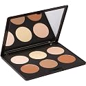 Elizabeth Mott Bronzer Contour Kit & Highlighter Powder Makeup - 6 Blendable Shades for a Natural Sun-Kissed Glow - Long-Lasting, Lightweight Beauty & Personal Care Elizabeth Mott