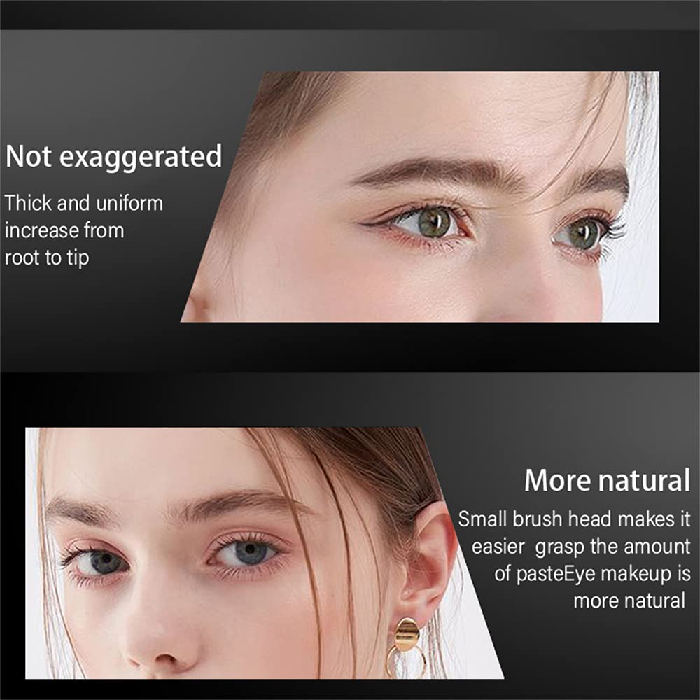 Waterproof Mascara for Fine Short Eyelash, Washable Voluminous Eyelash Mascara Intense Lengthening Mascara for Women, Black (0.1 fl. Oz) Beauty & Personal Care LESITI