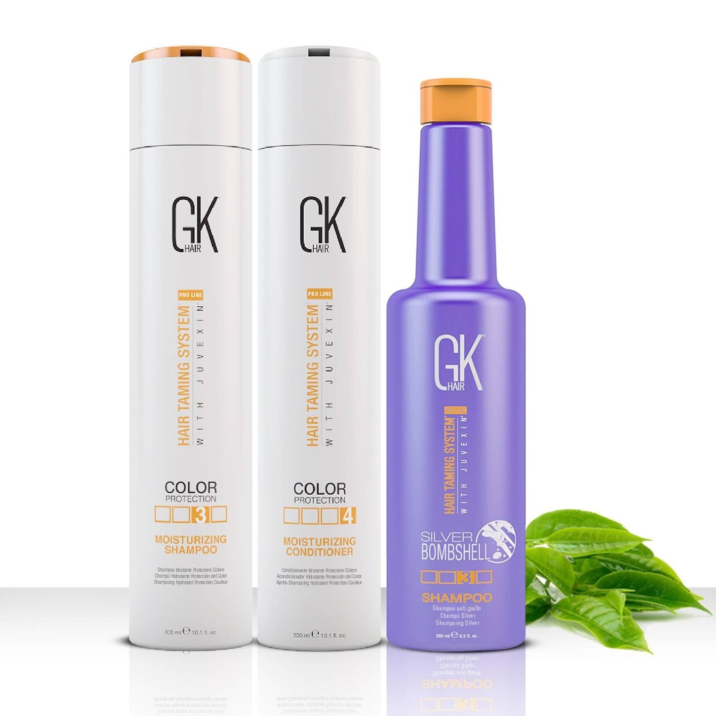 GK HAIR Moisturizing Shampoo and Conditioner Set - Silver Bombshell Shampoo for Dry, Frizzy, Damaged, and Color-Treated Hair - Nourishing Formula Beauty & Personal Care GK HAIR
