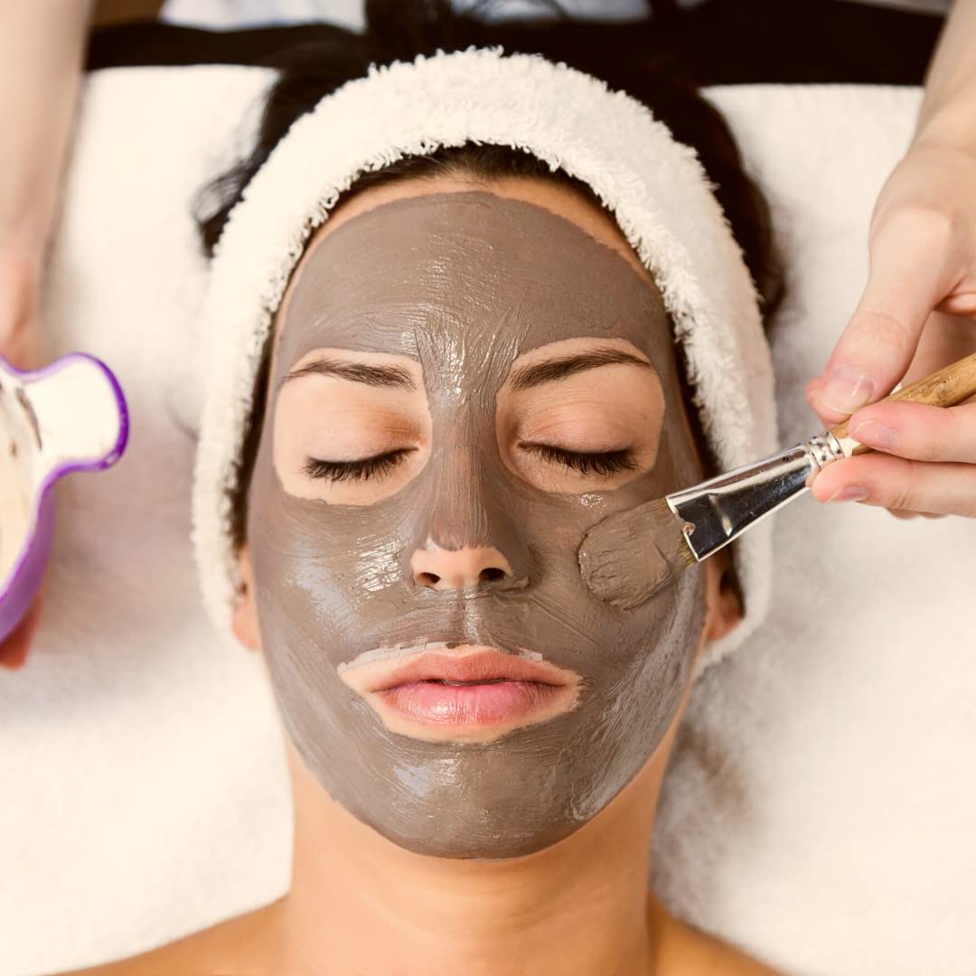 Rhassoul Clay (Ghassoul Clay) 1/2 Lb - Detoxifying and Rejuvenating clay - Moroccan Lava clay - Great for hair - DIY natural facial - Great for making Beauty & Personal Care SAAQIN