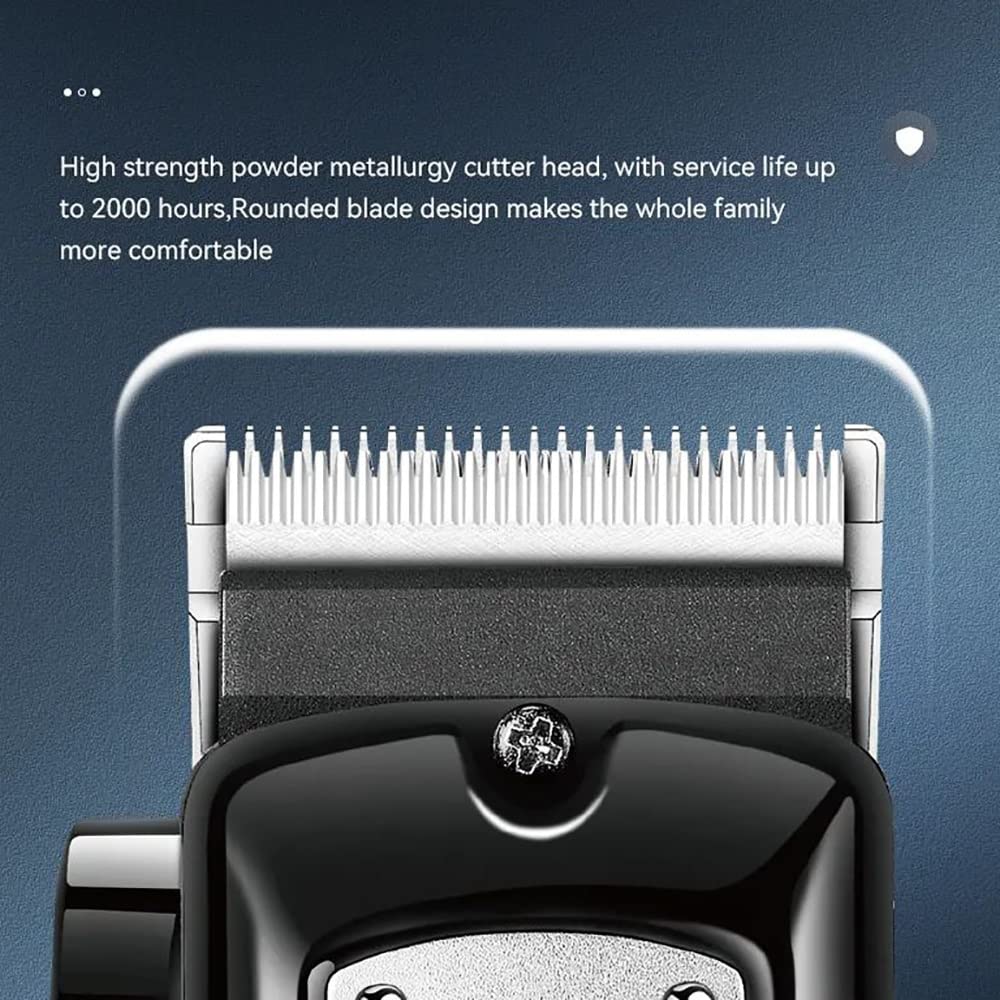 GLESVOWIO Pro Hair Clipper Adjustable Powder Metallurgy Tool Head Hair Trimmer Intelligent Display Light Low Noise Hair Clipper Beauty and Personal Care GLESVOWIO