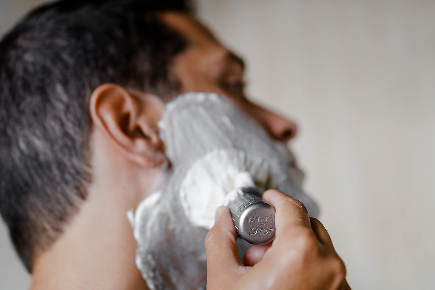 Tatara Masamune Shaving Brush - Classic Shaving Brush - Eco-Firendly - Stainless Steel (Finest Badger, Dark) Beauty and Personal Care Tatara