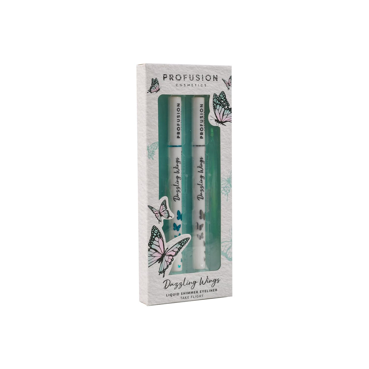 Profusion Cosmetics Empowered Butterfly Dazzling Wings Liquid Shimmer Eyeliner, Quick-dry, Waterproof, Sparkling Linears, Flexible brush for easy Beauty & Personal Care Profusion Cosmetics