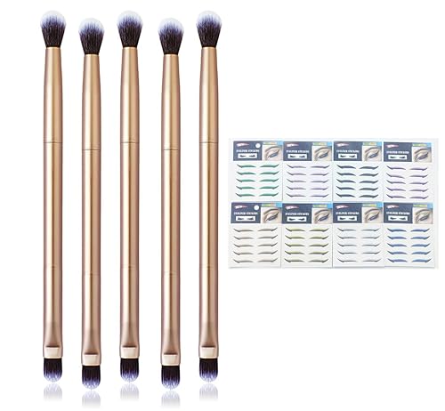 Vôsaidi Professional Shader Eyeshadow Brush Makeup Brush Dual Sides Eyeshadow Applicator Soft Makeup Eye Brushes for Eye shadow Eyeliner applicator Beauty & Personal Care Vôsaidi