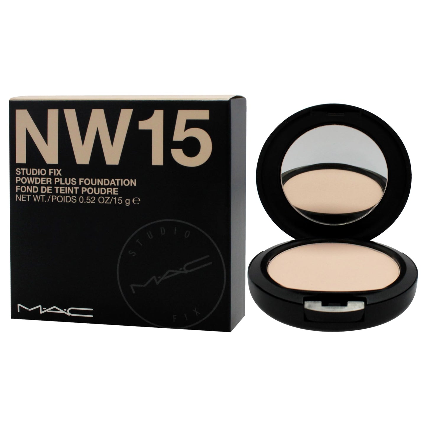 Studio Fix Powder Plus Foundation - NW15 by MAC for Women - 0.52 oz Foundation Beauty & Personal Care MAC